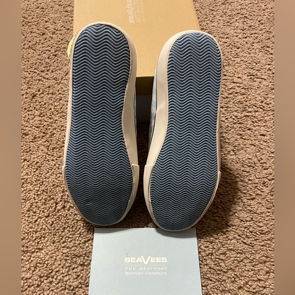SeaVees Baja Shoes in Buckhead Blue Gingham for The Beaufort Bonnet Company NIB - Picture 8 of 9